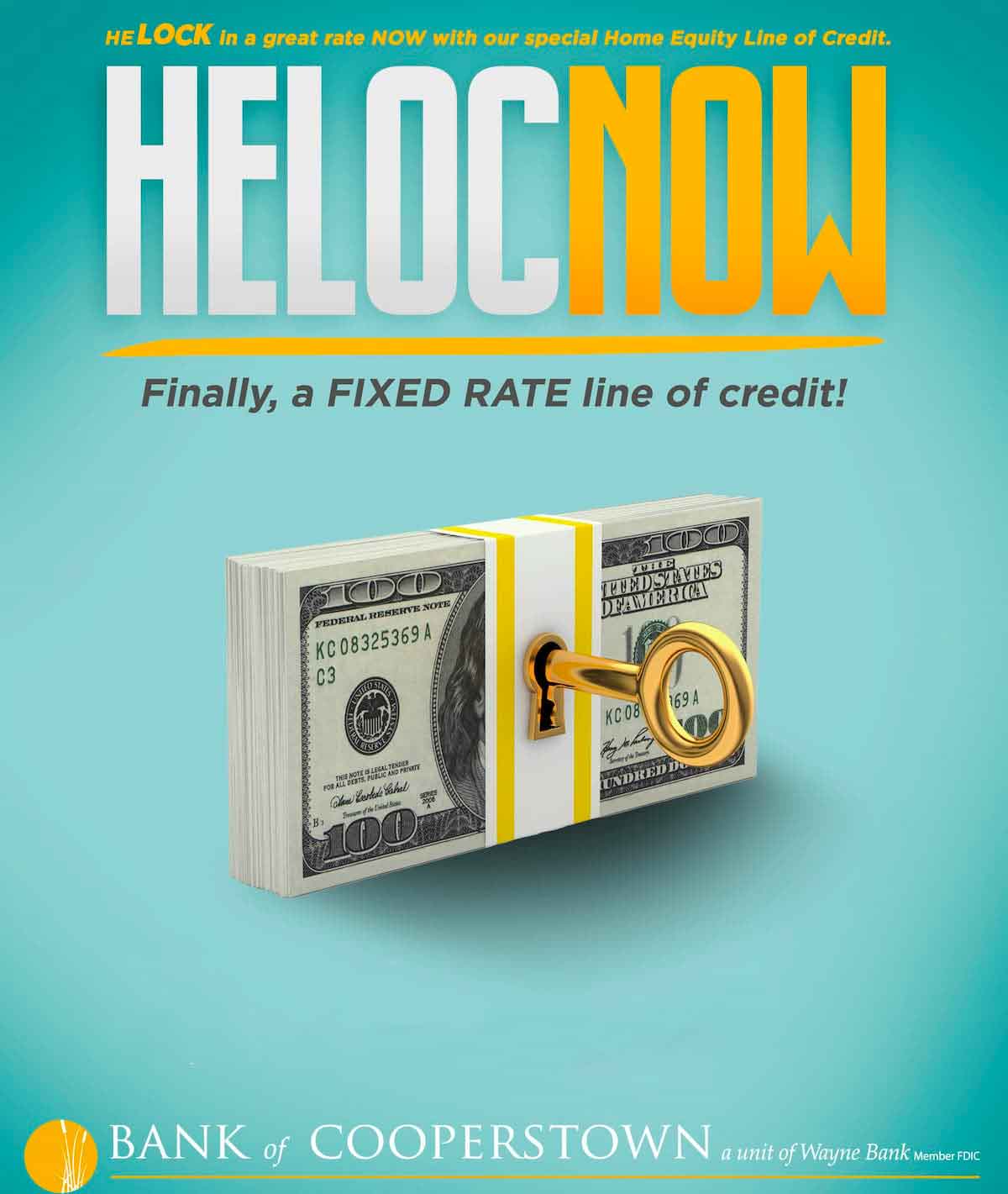 Finally, a Fixed Rate of credit