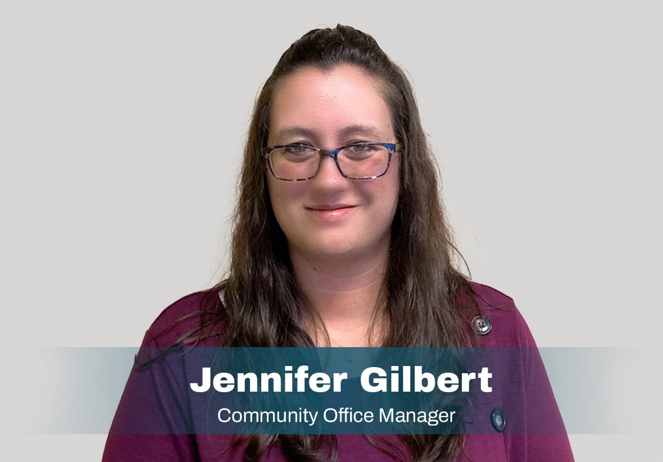 Jennifer Gilbert Community Office Manager