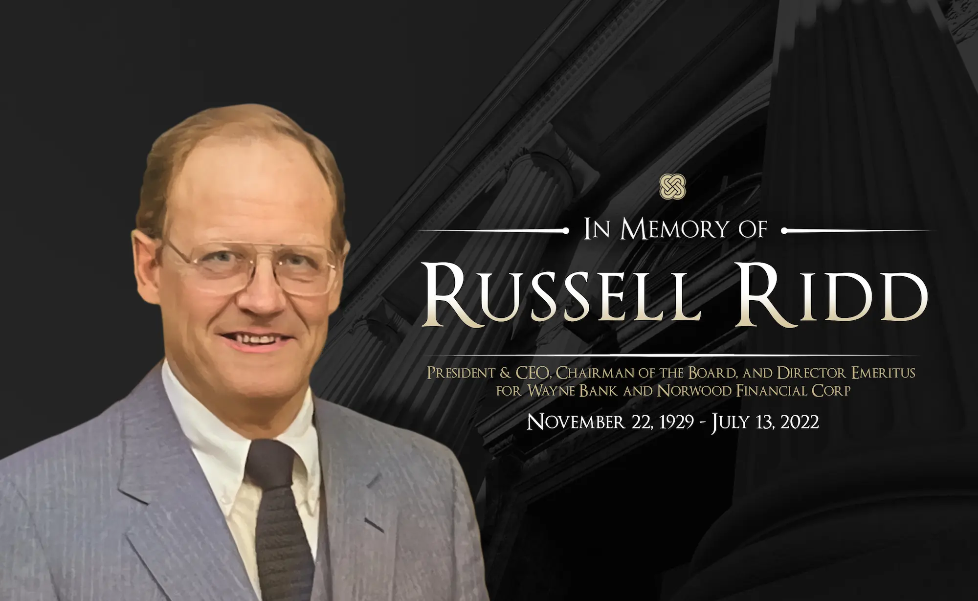 In Memory of Russell Ridd