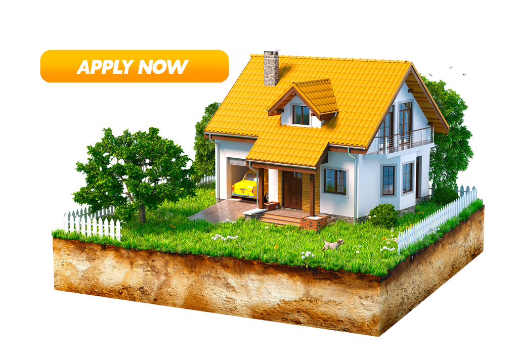 3D home and yard cutout - apply now.