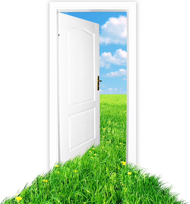 Home Equity Door and Grass New